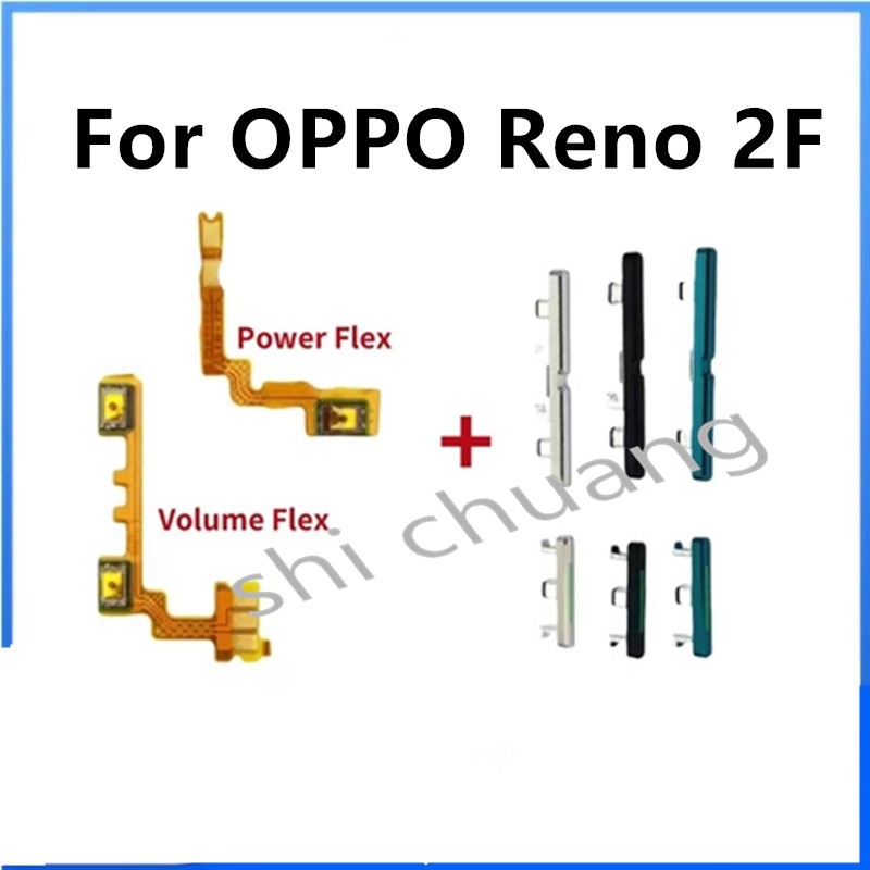 New Power On Off Volume Flex Cable For OPPO Reno 2F 2 F Power Volume ...