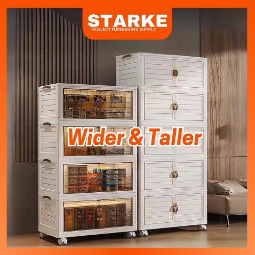 StarkePlus 55-60cm(W) 2/3/4/5 Layers Foldable Storage Cabinet ...