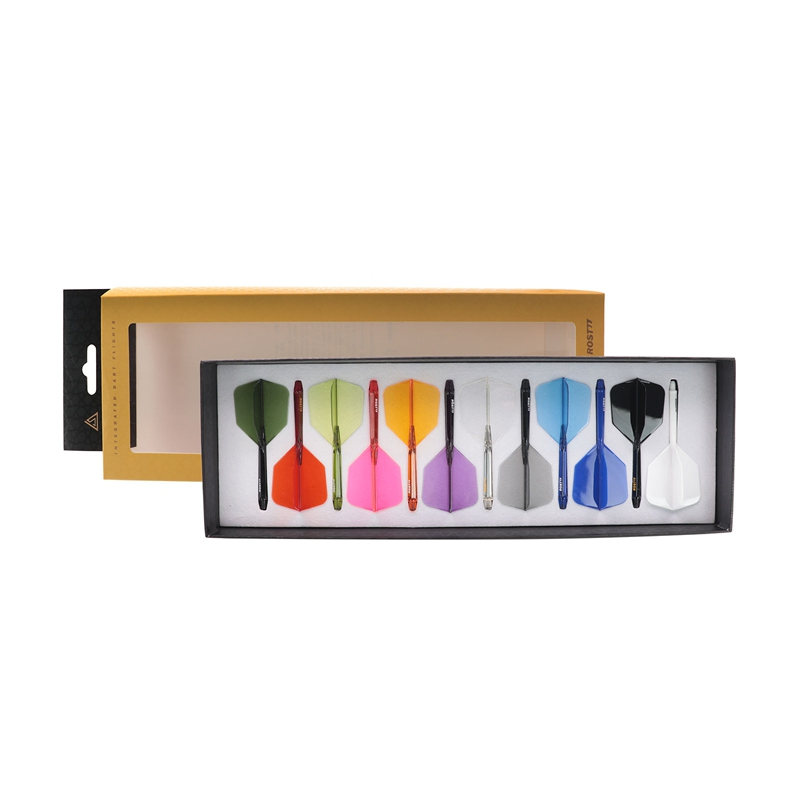 Flèches De Fléchettes CUESOUL Rost 77 – Forme Fine, Ailettes Intégrées, Lot De 3 – Pour Joueurs Expérimentés