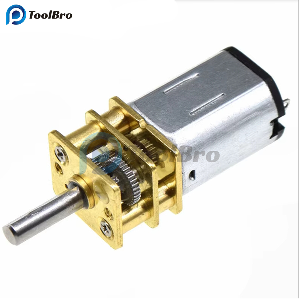 GOTOTOP Moteur 35W Micro DC Metal Gear Motor Speed Réglable CW/CCW (12V