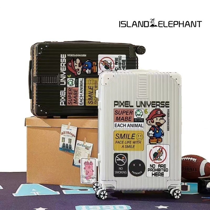 Luggage Travel Bag 20inch Sanrio Printing Mario Suitcase Mleta Vintage style