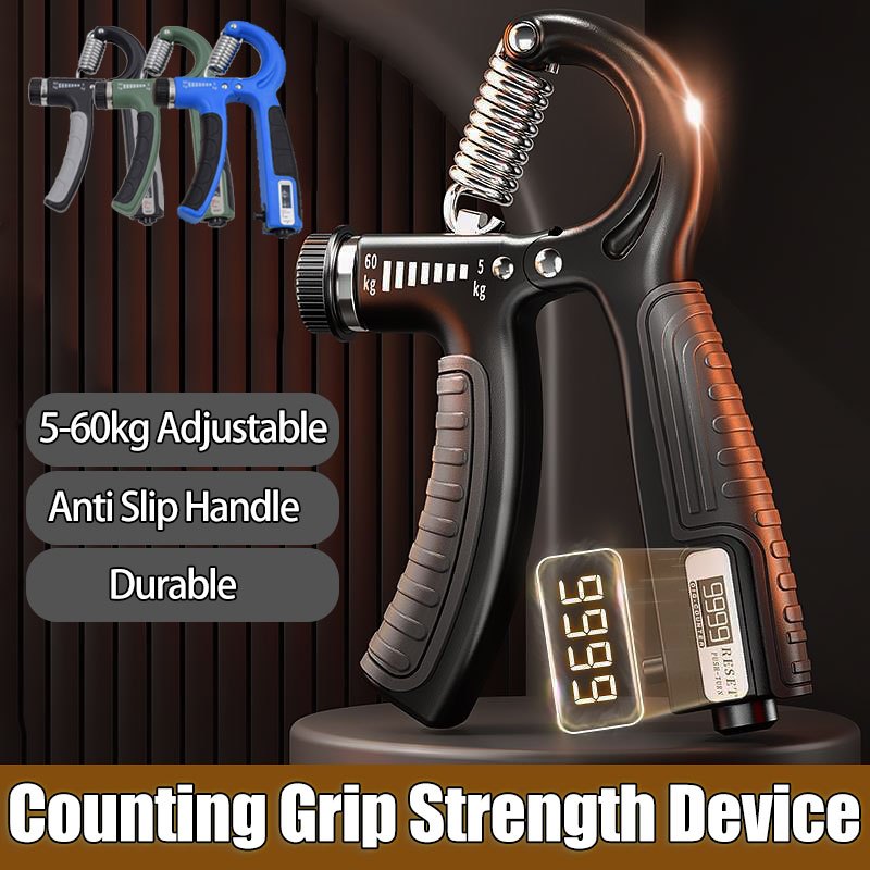 Hand Trainer Finger Grip Trainer 5-60 kg Adjustable Grip Strength ...