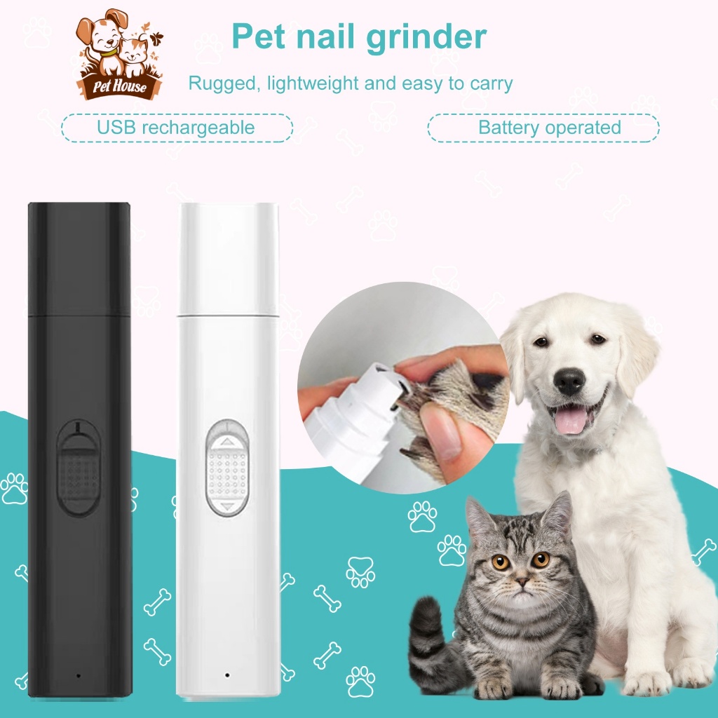 PH Electric Dog Nail Clippers for Dog Nail Grinders USB Charging Pet ...