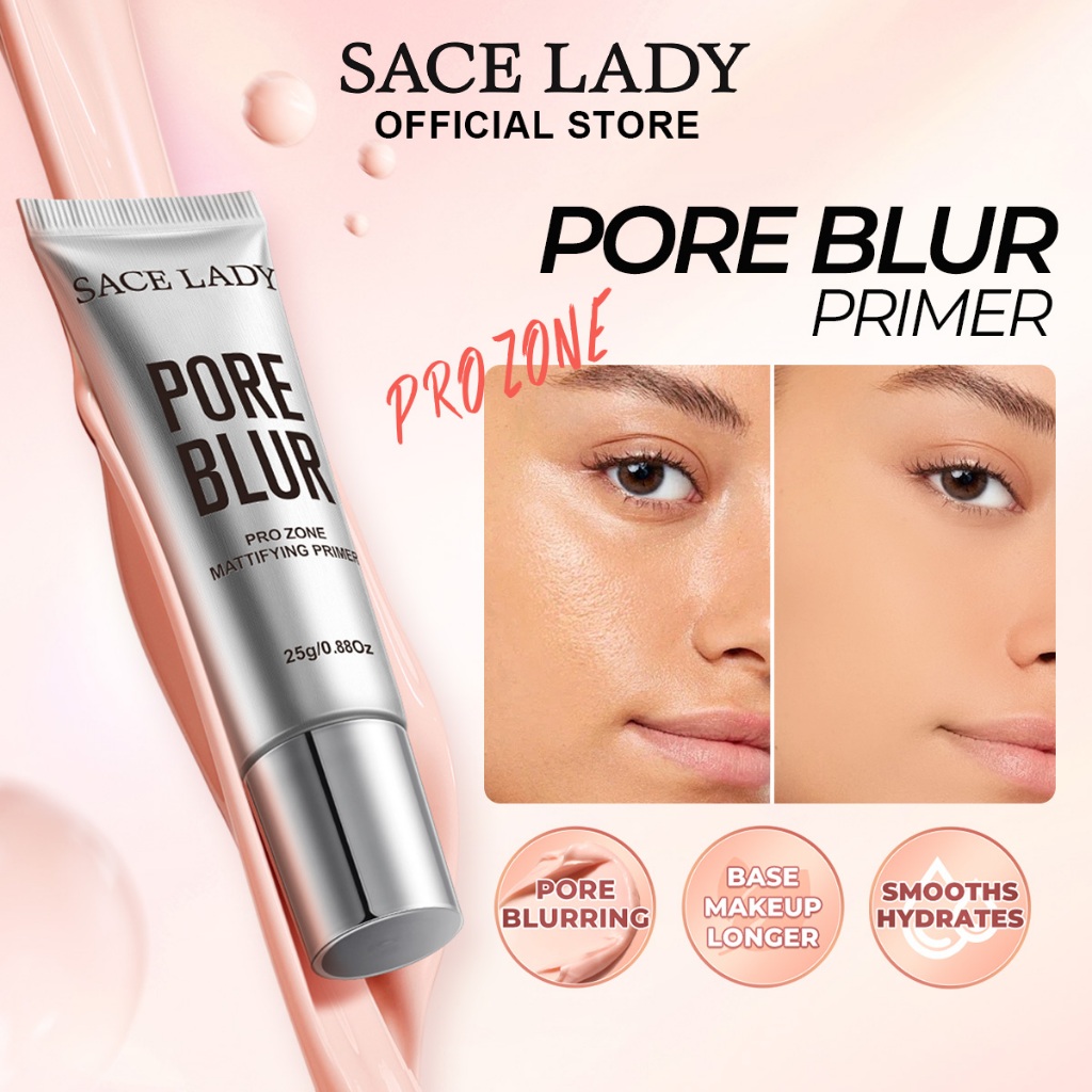 SACE LADY Oil Control Primer Fills Pores & Fine Lines Smooths ...