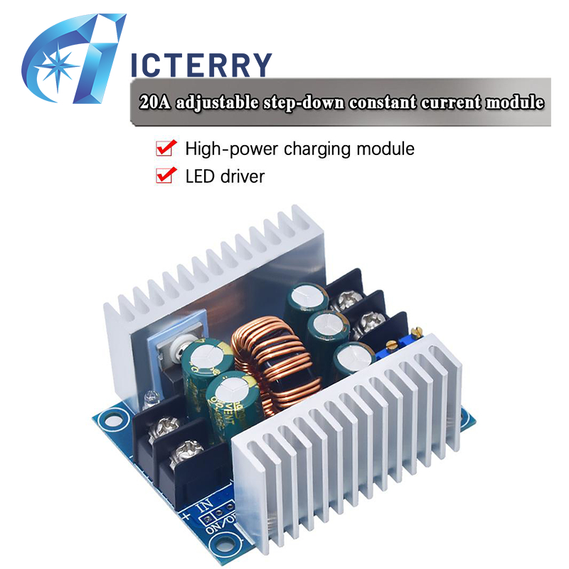300W 20A 9A 200W 12A DC-DC Buck Converter Step Down Module Constant ...