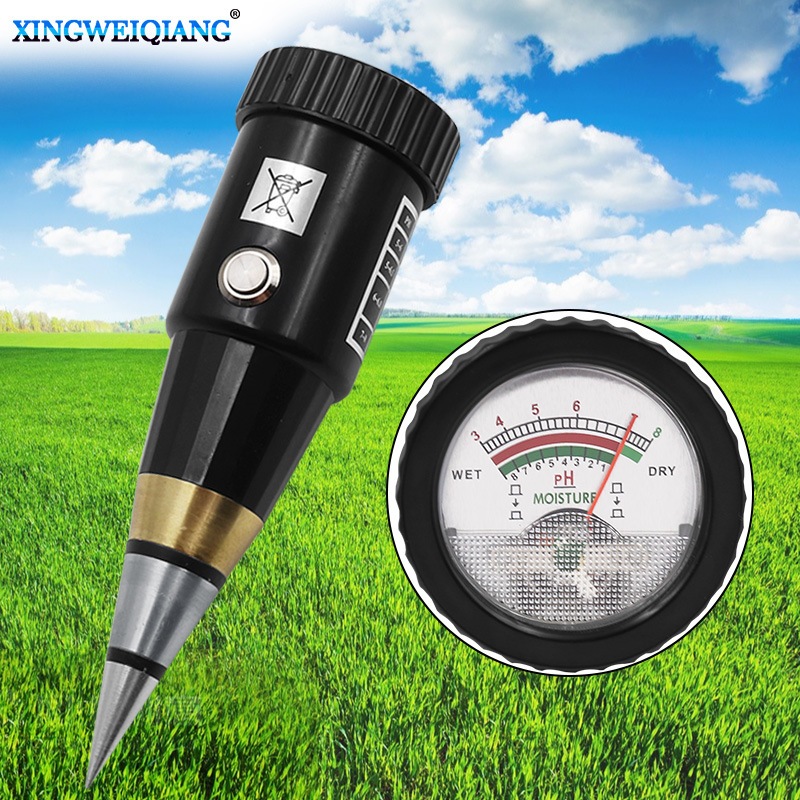 Professional Soil pH Meter Tester,Soil pH and Moisture Meter Hygrometer ...