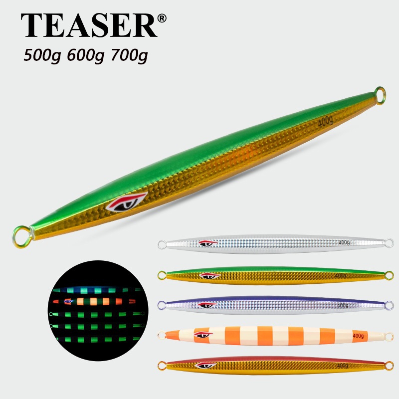 TEASER【J115】500g 600g 700g Speed Jig Lure For Sea Fishing Lure Slow ...
