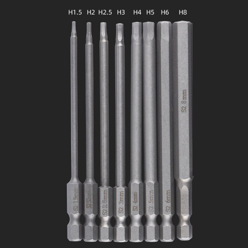 TARSURR 10PCS Allen Wrench Drill Bit Set, SAE/Metric Magnetic ...