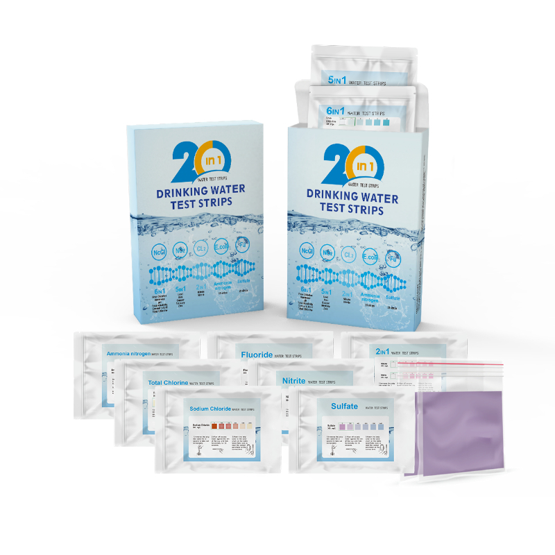 20 in 1 Drinking Water Test Kit, Home Tap and Well Water Test Kit, 120 ...