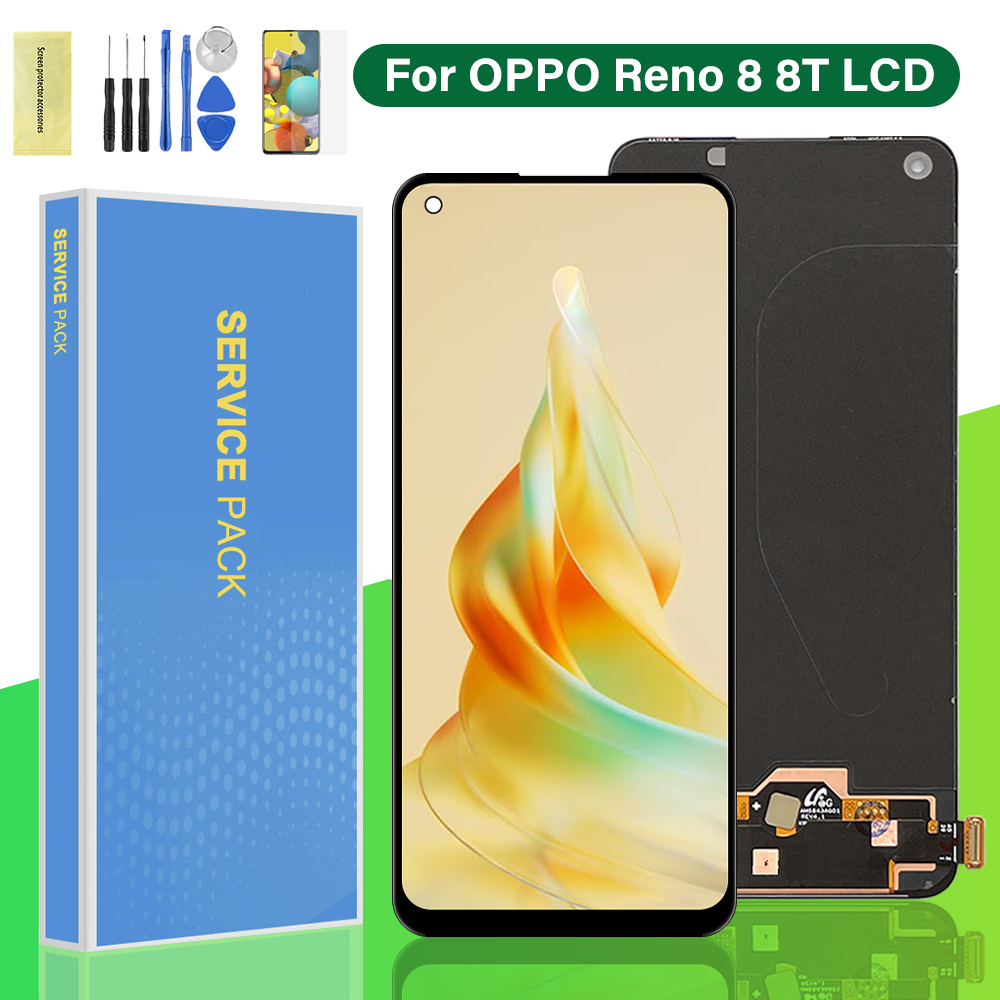 AMOLED OPPO Reno 8 8T 4G 5G LCD Display CPH2457 CPH2359 CPH2481 ...
