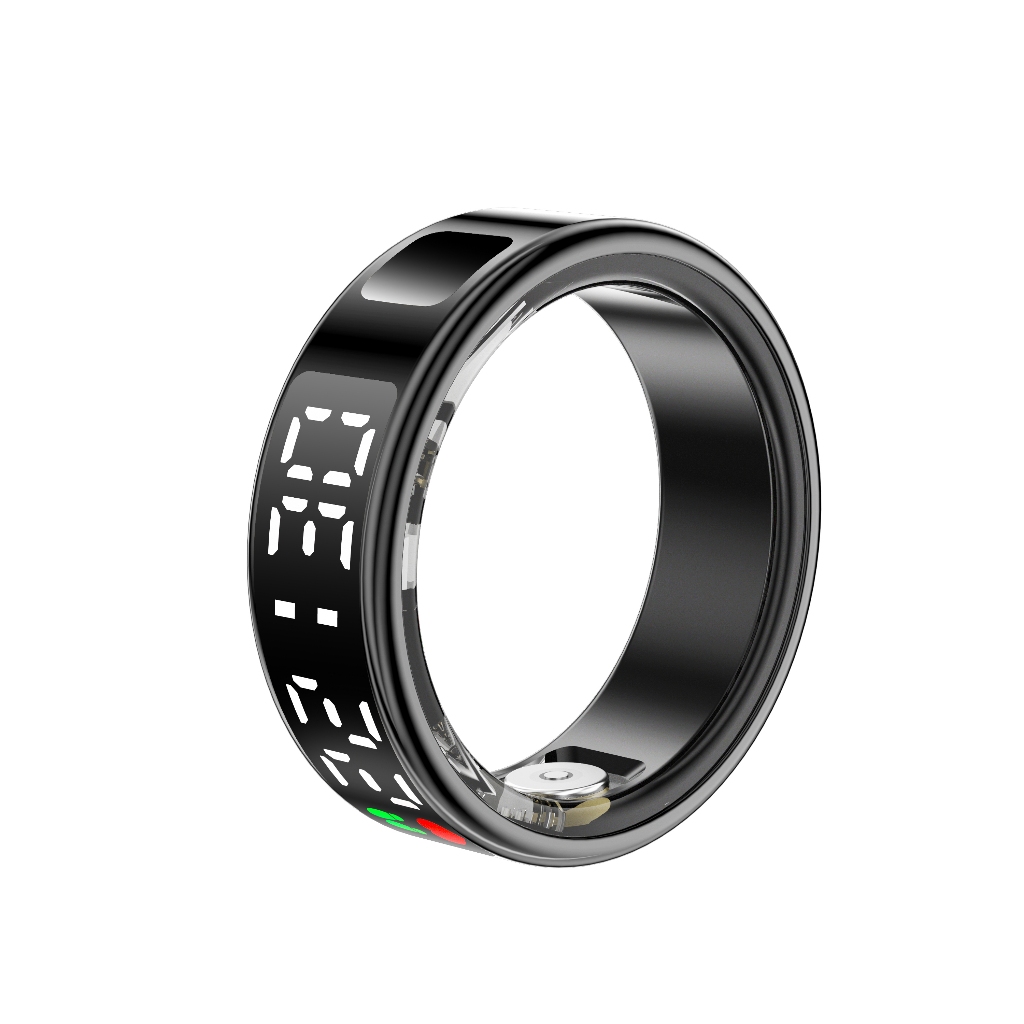 World Premiere Display Screen Smart Ring Men Women Military Grade ...