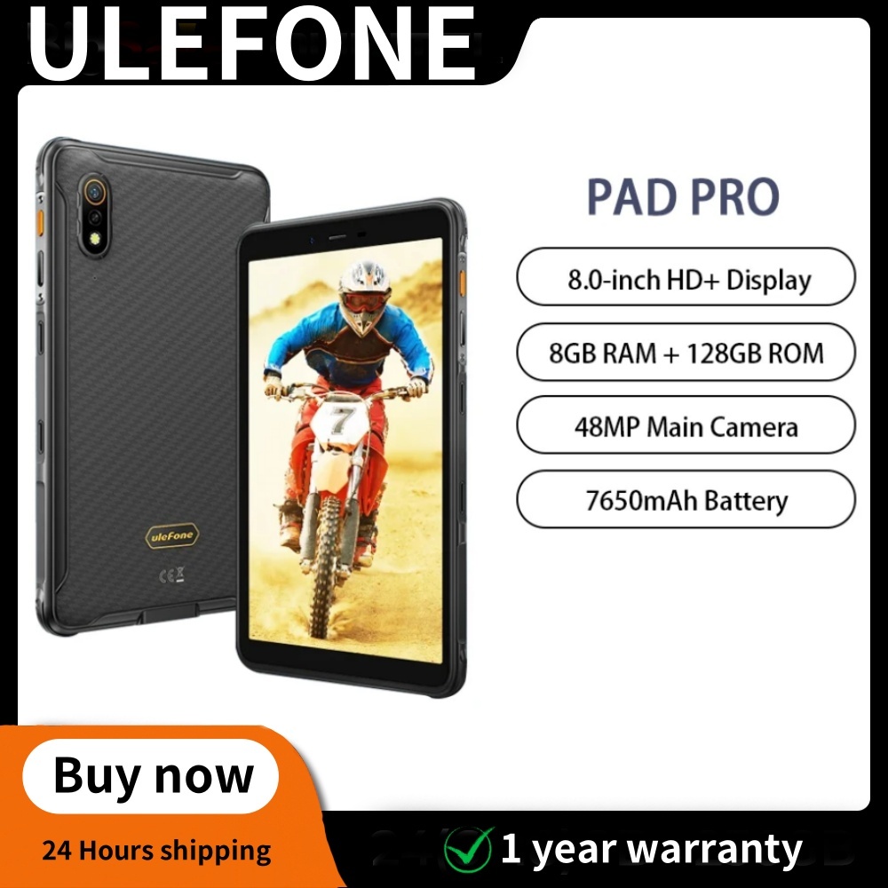 Ulefone Armor Pad Pro 4G Rugged Tablet 8GB RAM 128GB ROM 8.0 Inch HD+ ...