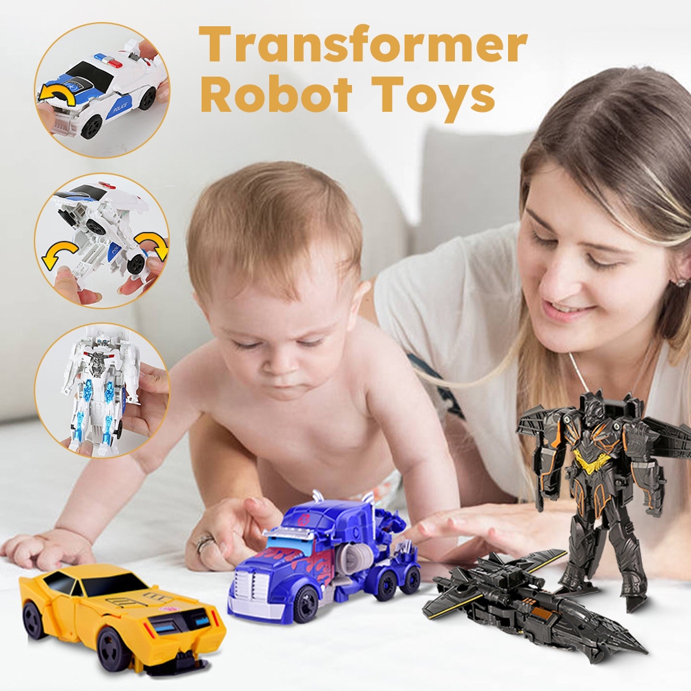 Transformer Toy Optimus Prime Megatron Robots Car Kids Action Figures ...