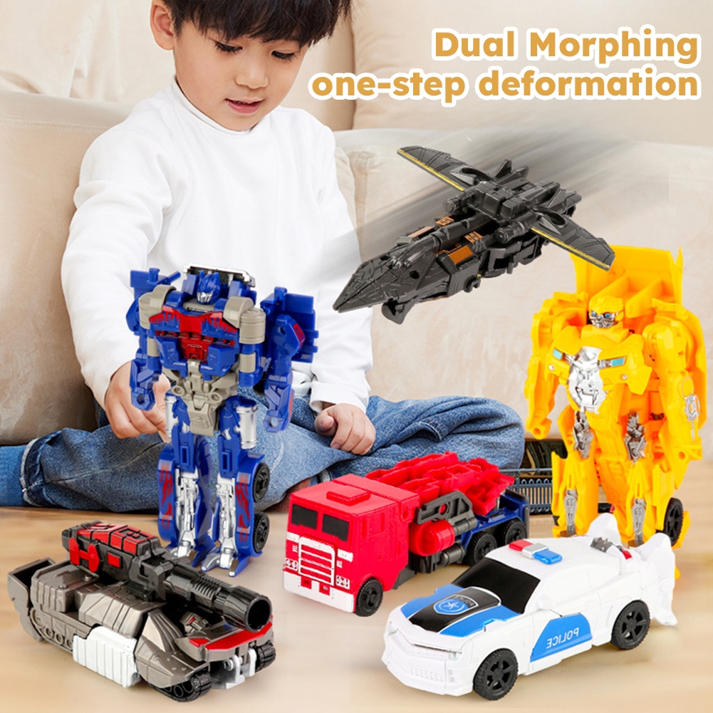 Transformer Toy Optimus Prime Megatron Robots Car Kids Action Figures ...