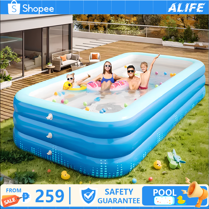 Inflatable pool for children outdoor indoor swimming practice at home ...