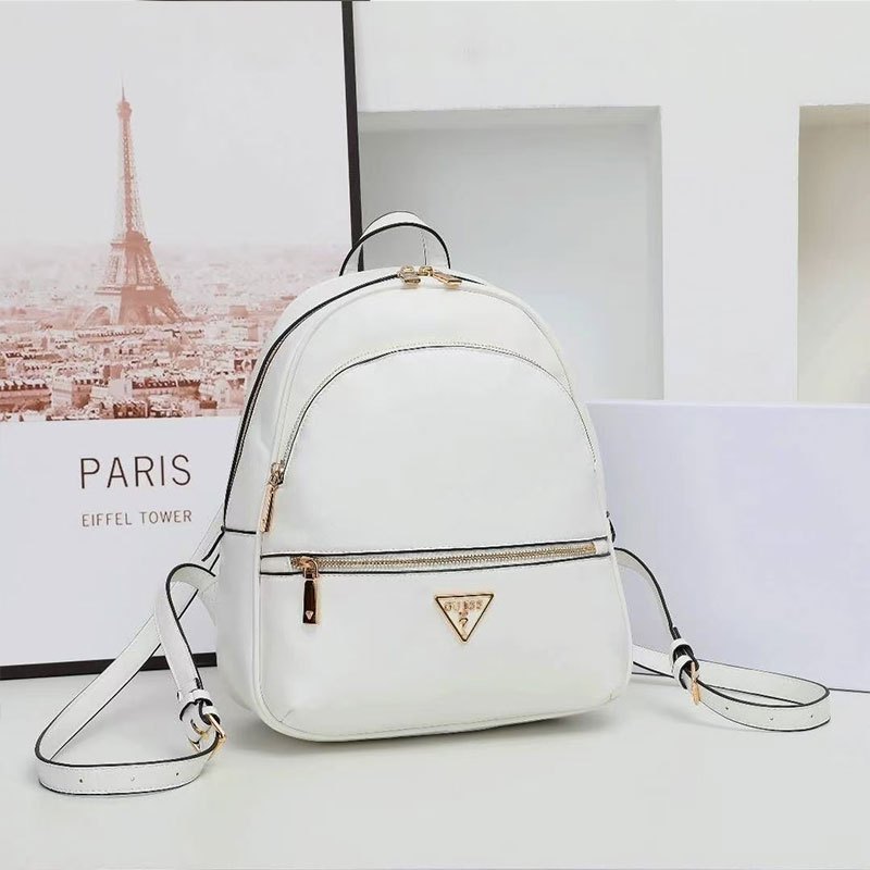 guess mini backpack price philippines Leather Backpack, multiple pockets and zipper by OAK & ELK TAN Soft leather backpack with front zipper and adjustable straps Guess | Bags | Guess