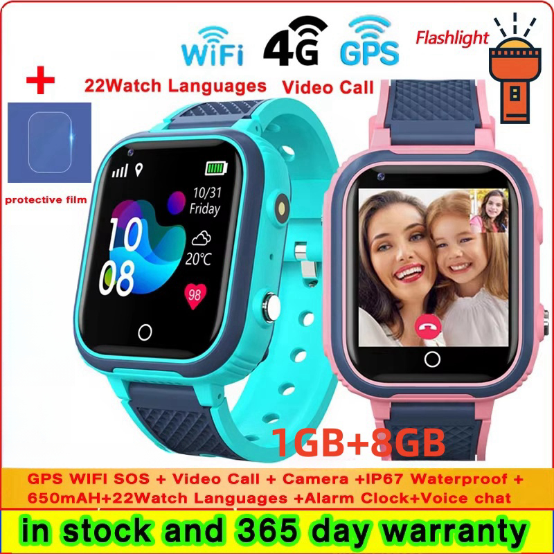 2024 Top 4G Smart Watch Kids GPS WIFI Video Call SOS IP67 Waterproof ...