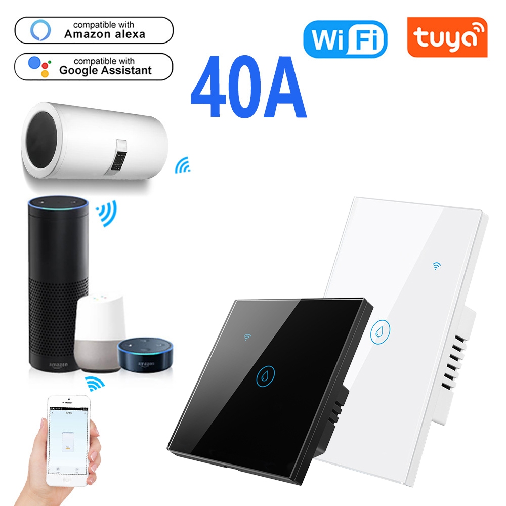 Tuya WiFi Water Heater Switch Smart Air Conditioner Switch UK US ...