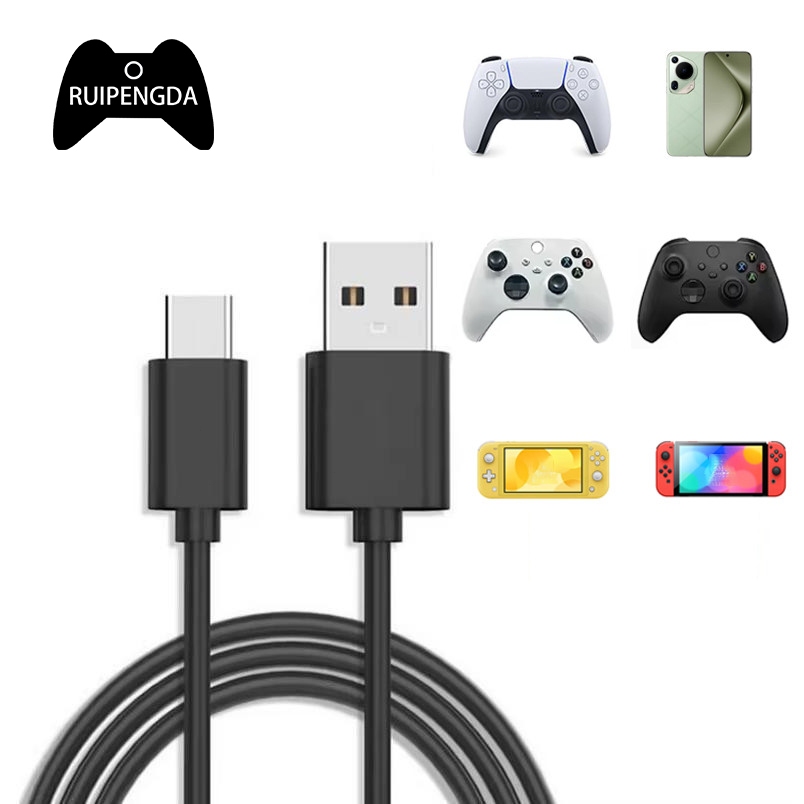 Charger Cable For Switch Pro/Oled/Lite Controller Gamepad Type C USB ...