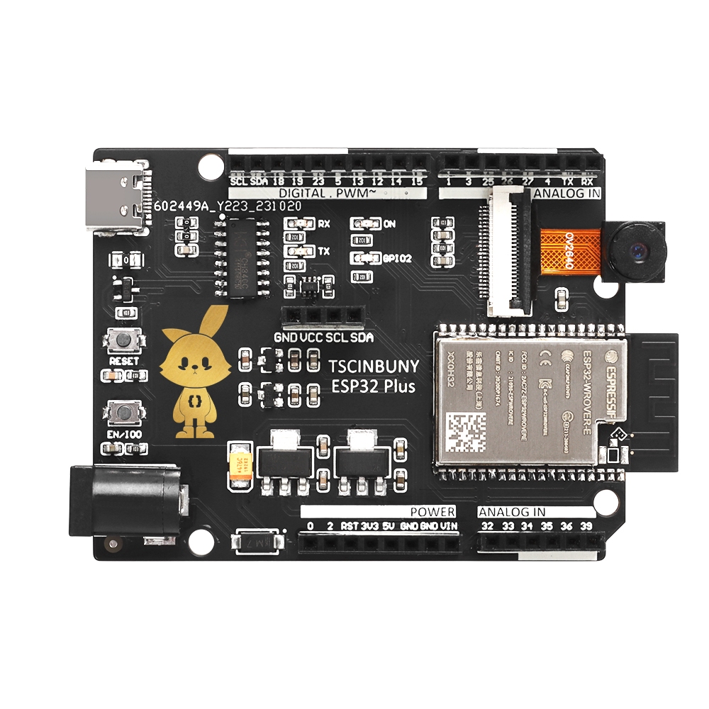 ESP32 PLUS Development Board USB TYPE-C WIFI+Bluetooth with OV2640 ...