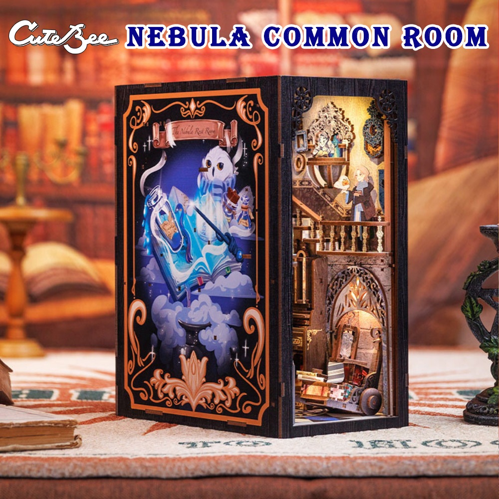 CUTEBEE RK02 DIY Book Nook Miniature House Handmade Dollhouse Magic ...