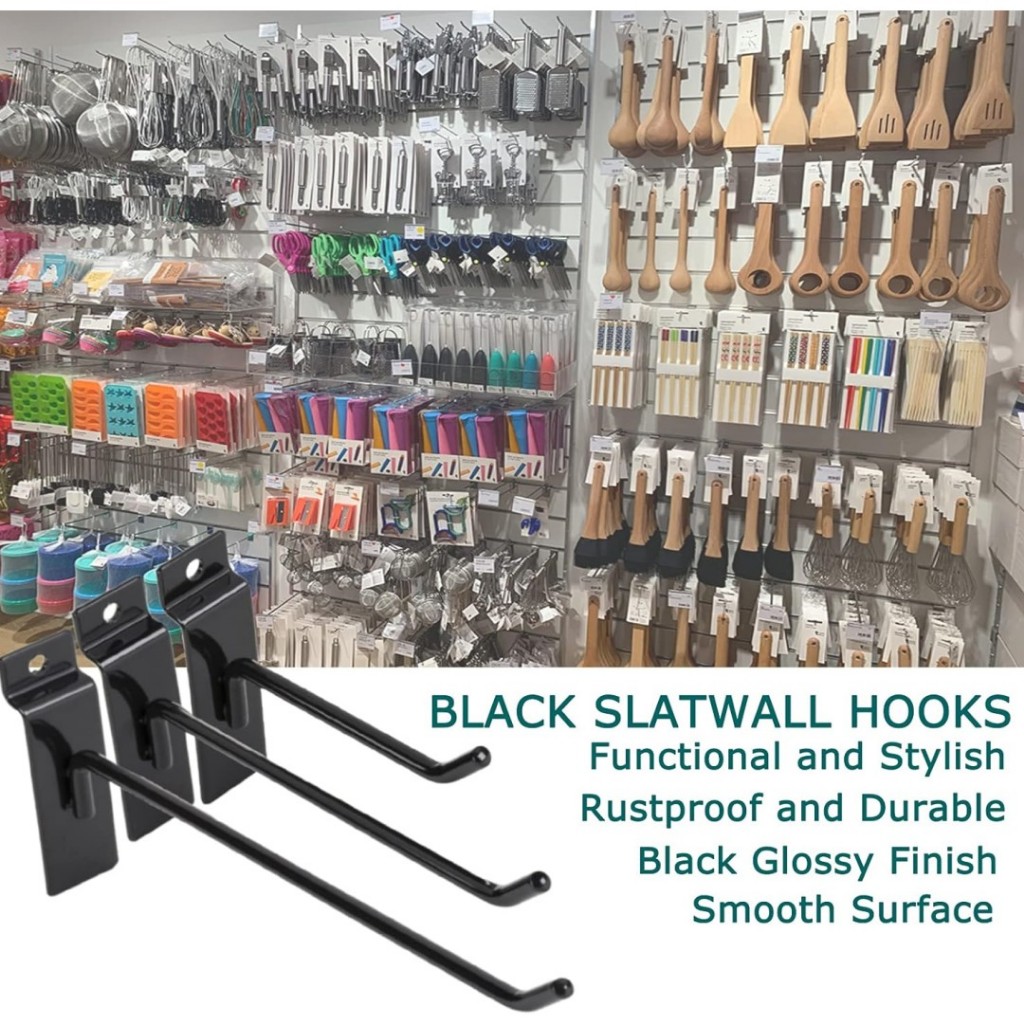 4/6/8inch Slat Wall Panel Hook Display Hooks | Shopee Philippines
