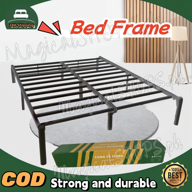 Bed Frame double size Single Metal Bed Frame high rise bed frame -SPLIT ...