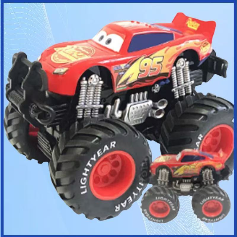 Monster Car Toy Inertial Power Off-Road Big Bike Racing Car McQueen ...