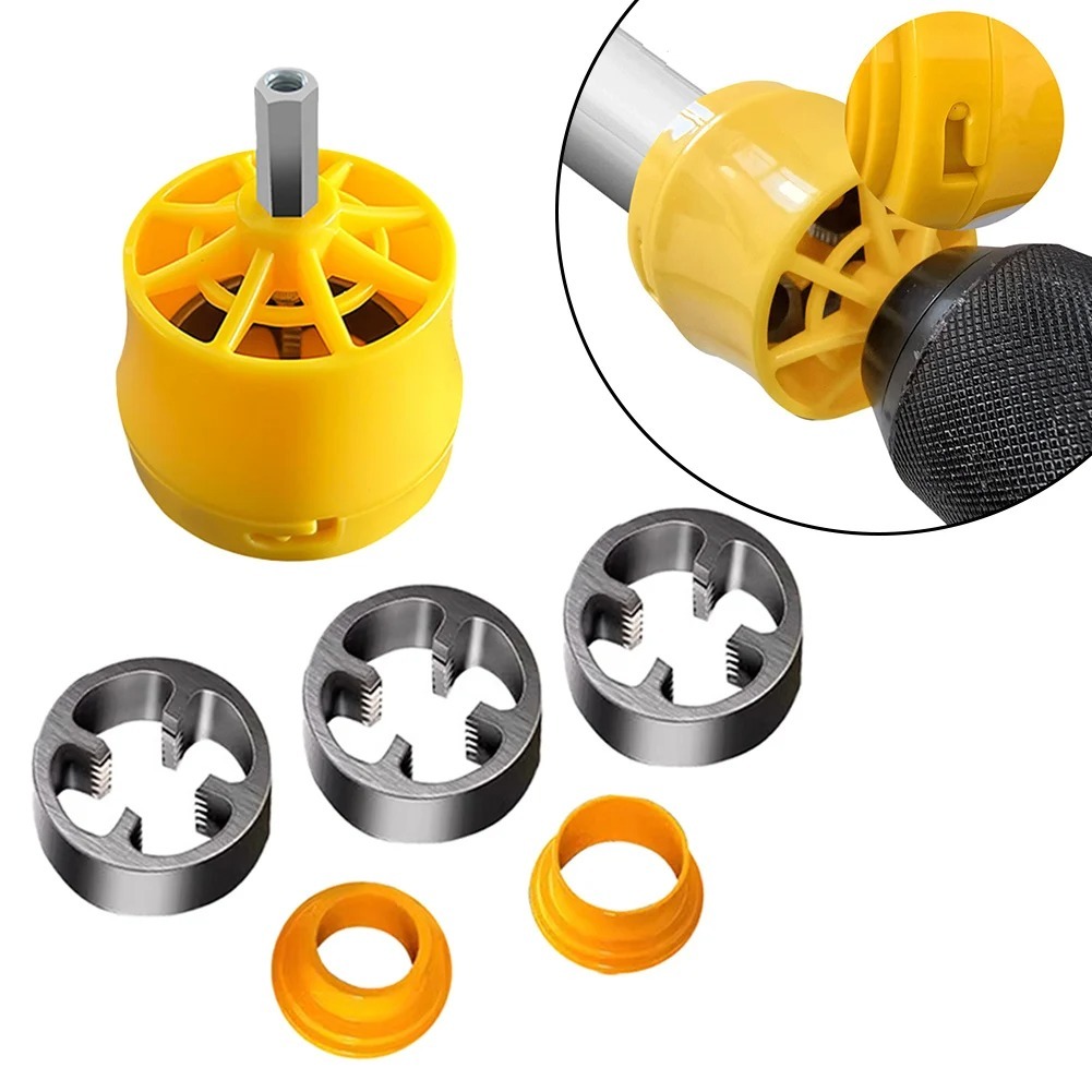 PPR Pipe Threader Kit With 1/2In 3/4 In 1 Inch Dies Pipe Threader Pipe ...