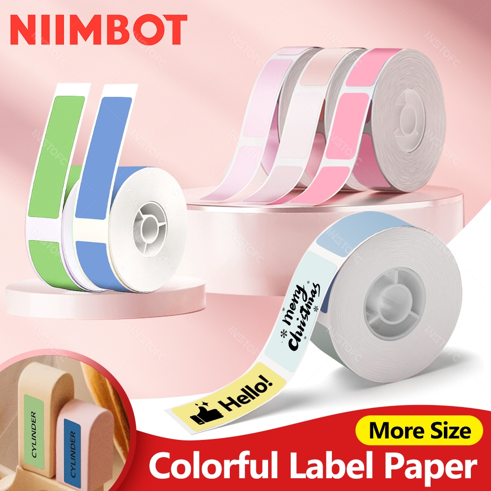 NIIMBOT Colorful Label Paper Suitable for NIMBOT D11/D110/D101/H1/H1S ...