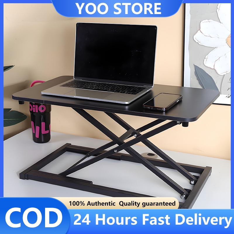 Foldable Laptop Computer Desk Desktop Dormitory Study Table Space Saver ...