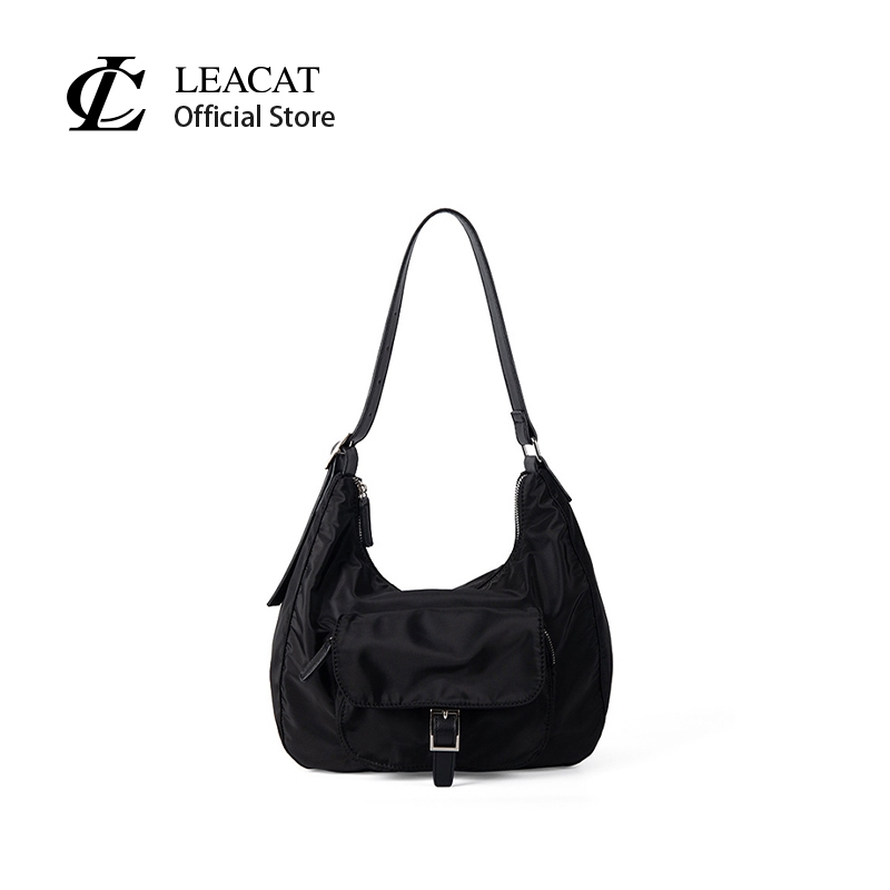 TAVIMART  -  PU Leather Shoulder Bags Women Retro Tote Bag Korean Solid Trend Underarm Bags Fashion Travel Simple Handbags 2024 New Winter