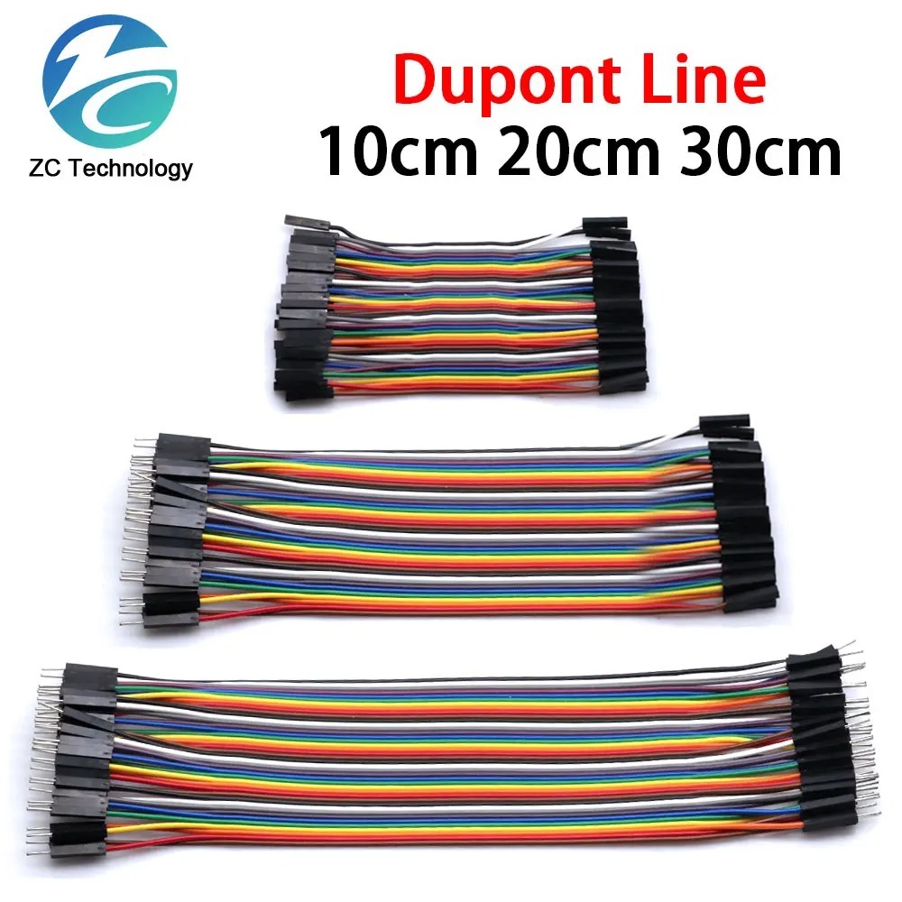 Kit De 120 Fils De Liaison Pour Breadboard – 10 Cm, 40 Pins M/F, M/M, F/F, 10 Couleurs, Pour électronique Arduino/Raspberry - 3
