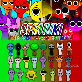 Game Incredibox Sprunki Plush Toy Sprunki Mr Fun Computer Plush Doll ...