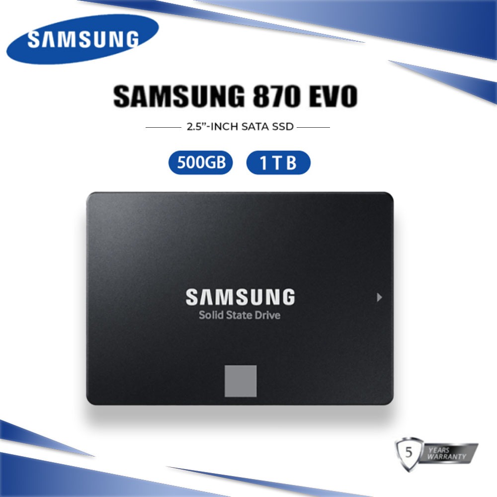 SAMSUNG SSD 870 EVO 500GB 1TB 2TB Internal Solid State Disk Hard Drive  SATA3 Desktop laptop