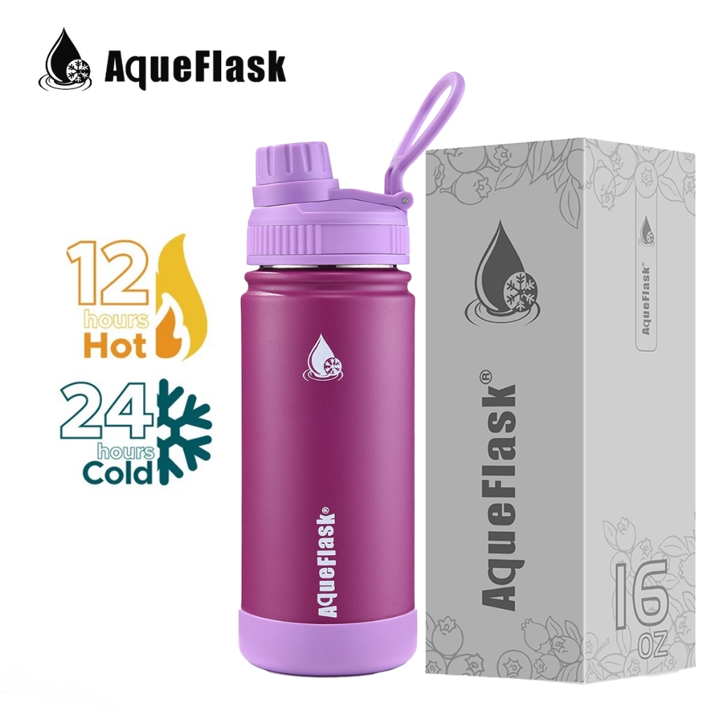 Original Aque Flask 16oz Tumbler Hot And Cold For kids Aquaflask Wide ...