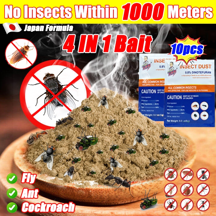 Fly Killing Bait Powder Effective Flies Killer Attractant Medicine Non ...