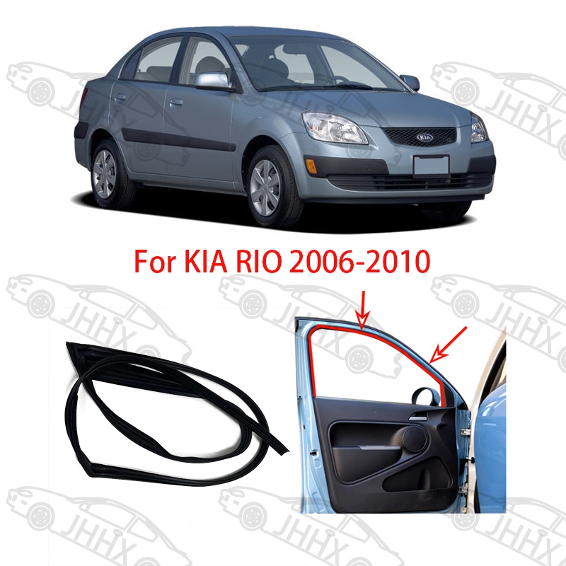 1PCS DOOR GLASS RUN CHANNEL RUBBER for Hyundai KIA RIO 2006 2007 2008 ...