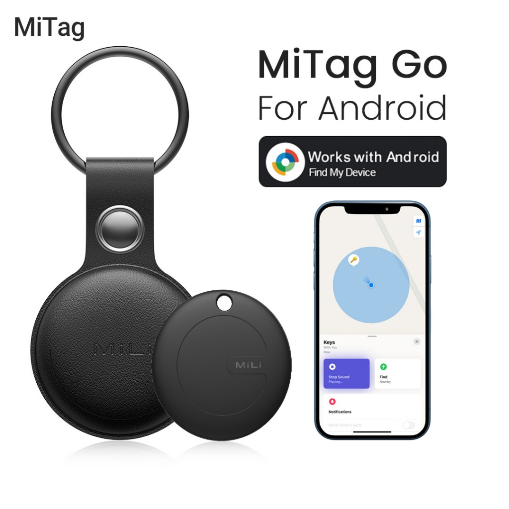 For Android MiLi MiTag Go GPS Bluetooth Tracker Item Finder and Pet Locator Work With Google Find My | Shopee Philippines
