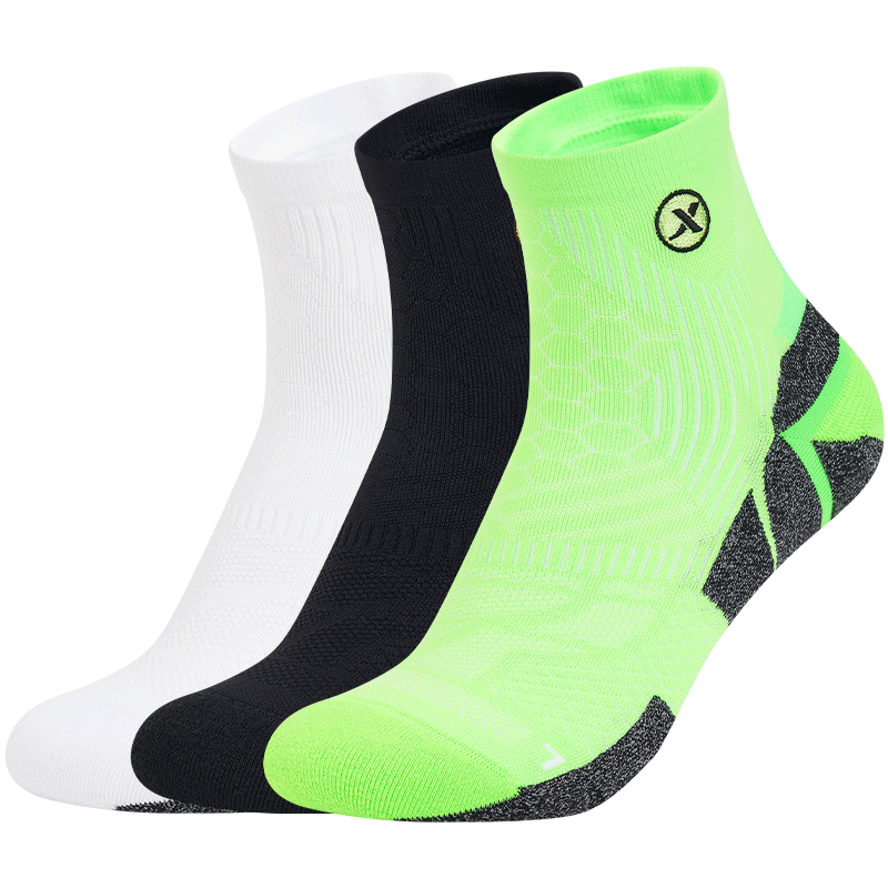 XTEP Bosu Speed 2.0 Men Running Terry Socks Comfortable Non-slip ...
