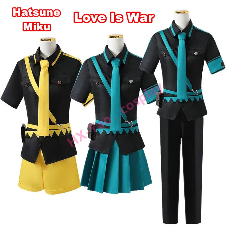 [Ready Stock] Hatsune Miku Love War cosplay Costume Kagamine Rin Len ...