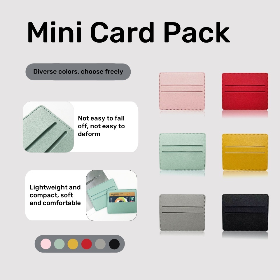 Ph Seller Simple Mini Card Bag Bank Card And Id Card Bag Portable