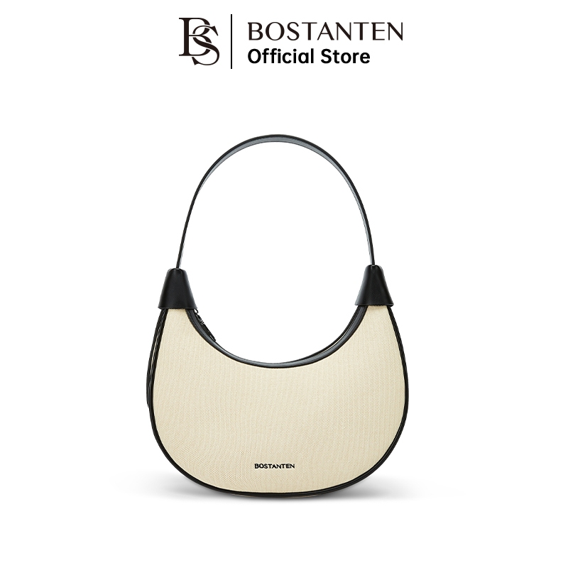 Bostanten Fashion Women s Half Moon Shoulderbag High Quality Underarm Bag for Office Ladies Gift Shopee Philippines