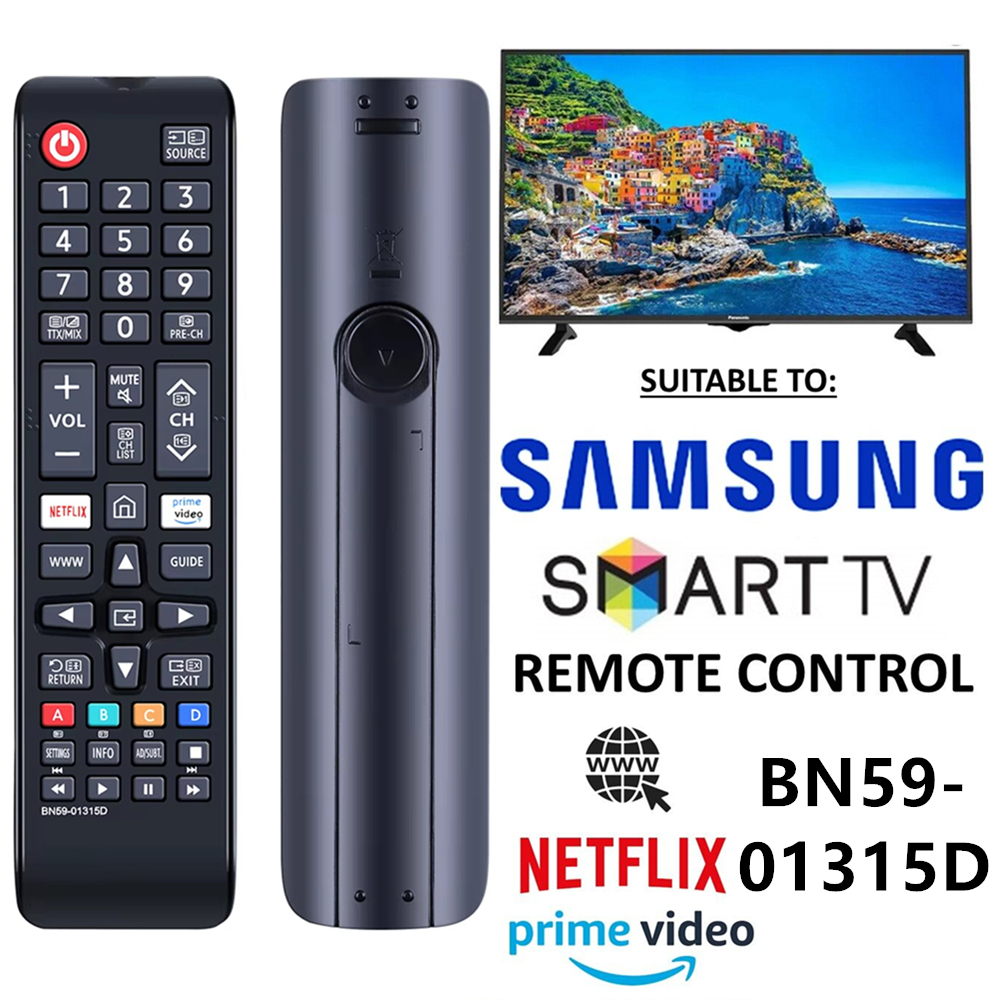 Smart Remote Control for Samsung LED Smart TV BN59-01315D Remote ...