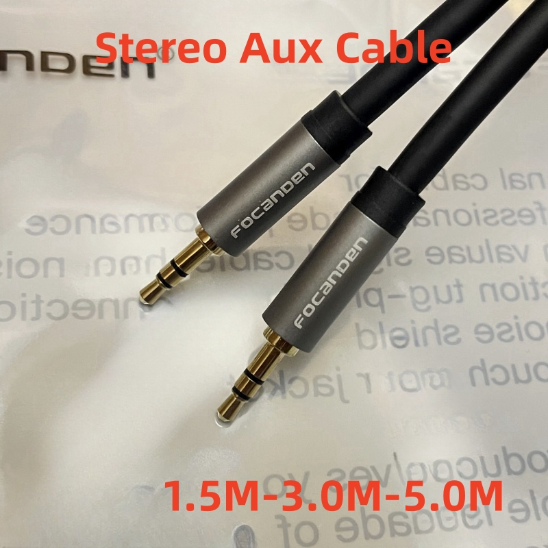 3.5mm AUX Cable Lossless Audio Gold-Plated Auxiliary Audio Cable Nylon ...