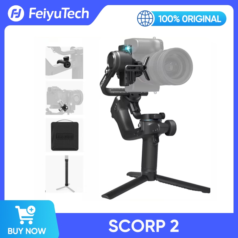 Feiyutech Scorp Camera Gimbal Stabilizer Built In Ai Tracker Upgrade Joystick Touch Screen For