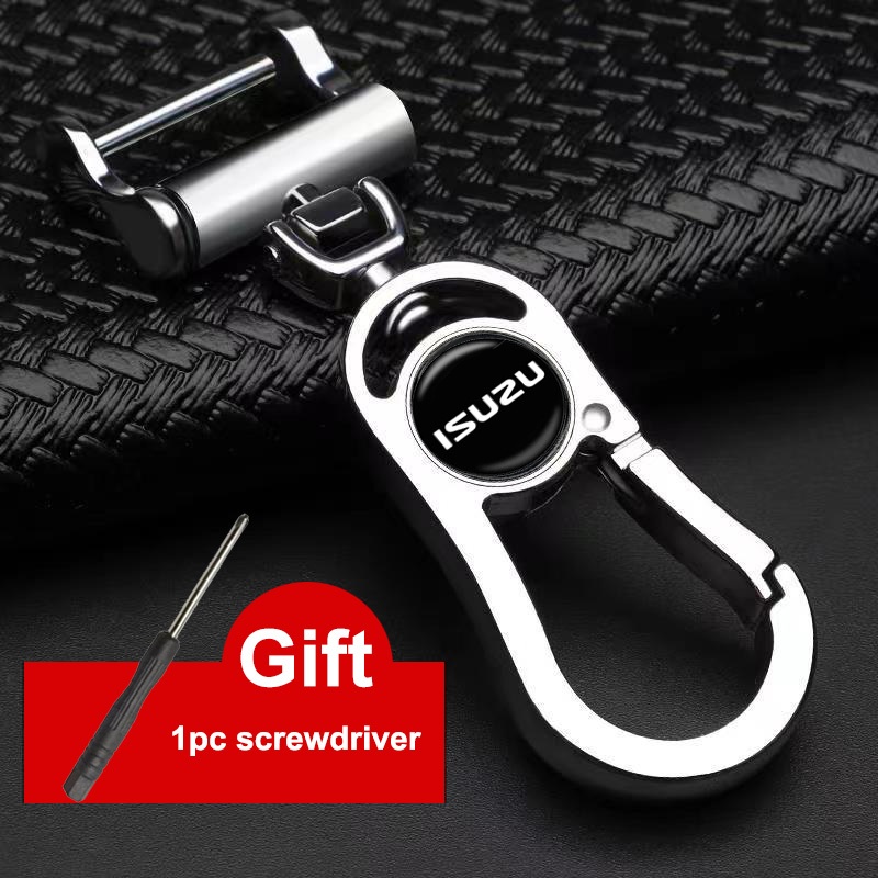 ISUZU Logo Key Chain Car Keychain Creative Alloy Metal Keyring Keychain ...