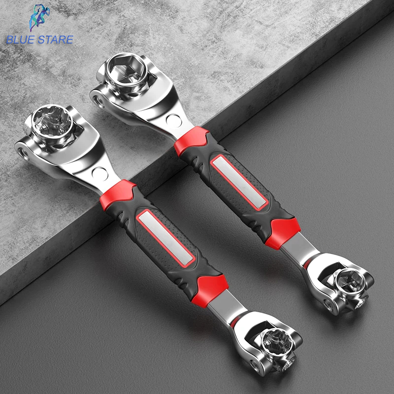 8in1 Multifunction Universal Socket Wrench Wrench Revolving Spanner ...