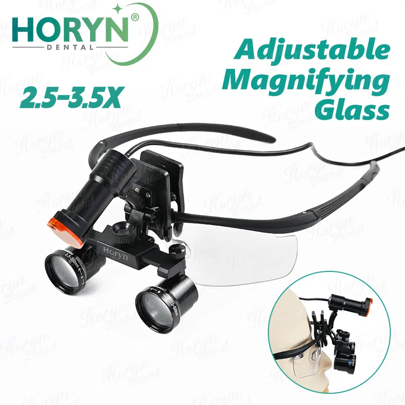 Dentistry Binocular Magnifier 2.5X 3.5X - Ultra-lightweight Optical Lo Magnifying Glass For Dental Surgery Binocular Magnifier Price Ion Pakistan - Foto 10