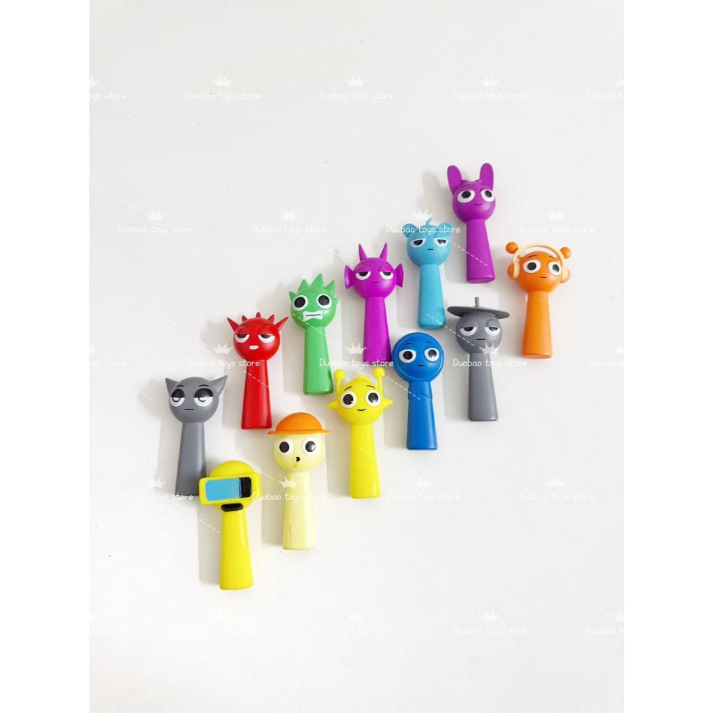12 Styles Sprunki Figures Model Music Game Models Toys Wenda Reddy ...